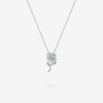 FANCI ME "Ma Rose" Sterling Silver Necklace Main