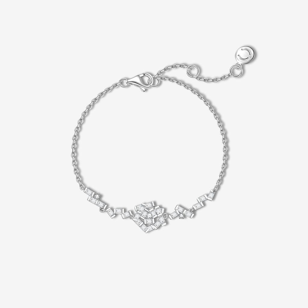 FANCI ME "Petal To The Metal" Sterling Silver Bracelet Main