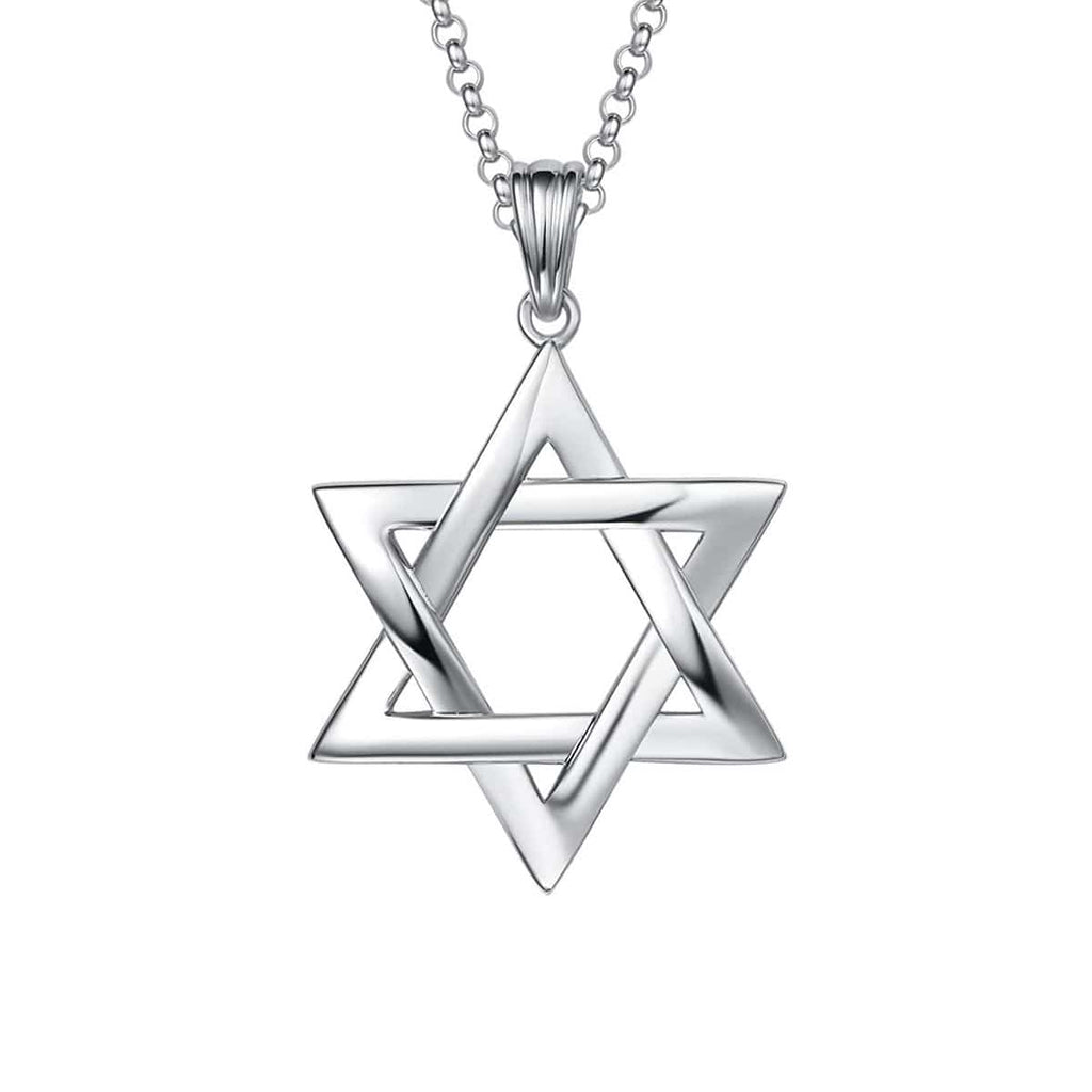 FANCIME Star of David Sterling Silver Necklace Main