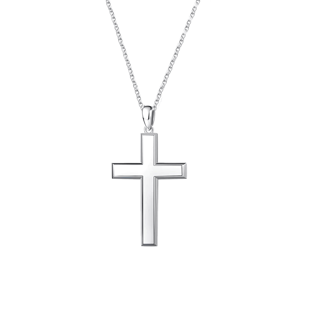 FANCIME Cross Sterling Silver Necklace Main