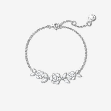 FANCI ME "Blooming Rose" Sterling Silver Bracelet Main