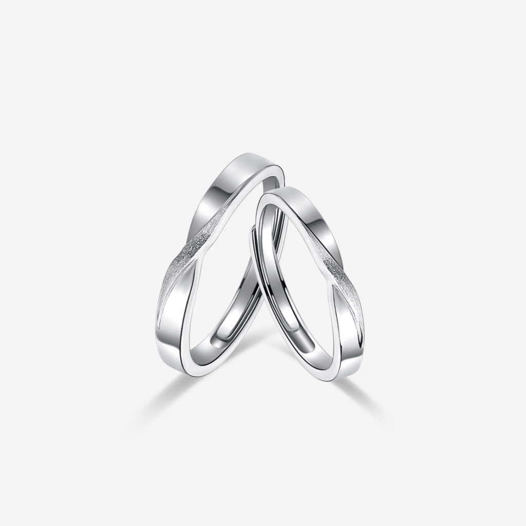 FANCIME "Mobius Loop" Love Infinity 925 Sterling Silver Rings Main